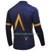 Radtrikot 2018 Aqua Blue Sport Langarm N001